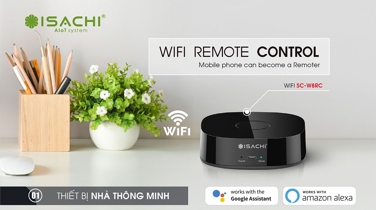 Bộ điều khiển hồng ngoại thông minh Isachi