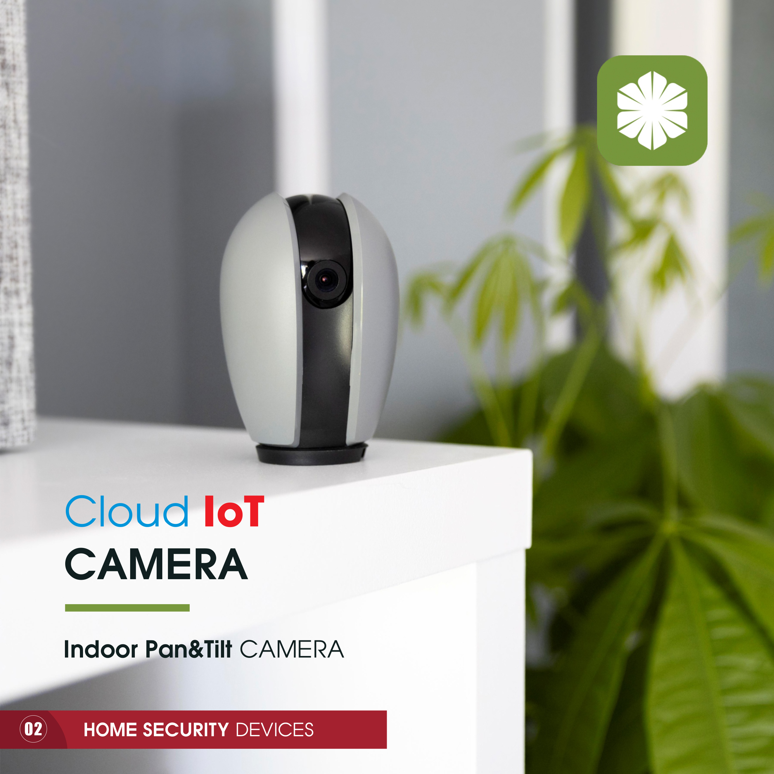 Cloud IoT Indoor Pan&Tilt Camera SC-D2 SC-D2. * Độ phân giải 2.0MP * Kết nối internet bằng sóng WIFI 2.4GHz
* Hỗ trợ điều khiển từ xa bằng giọng nói * Tích hợp cảm biến chuyển động * Tính năng AI thông minh, tự động phát hiện, lọc và theo dõi con người * Hỗ trợ đàm thoại 2 chiều * Hỗ trợ luu trữ bằng thẻ nhớ, dung lượng tối đa 128GB * Quan sát ngày đêm với tầm xa hồng ngoại 10m * Hỗ trợ điều khiển xoay ngang / dọc (Pan / Tilt)